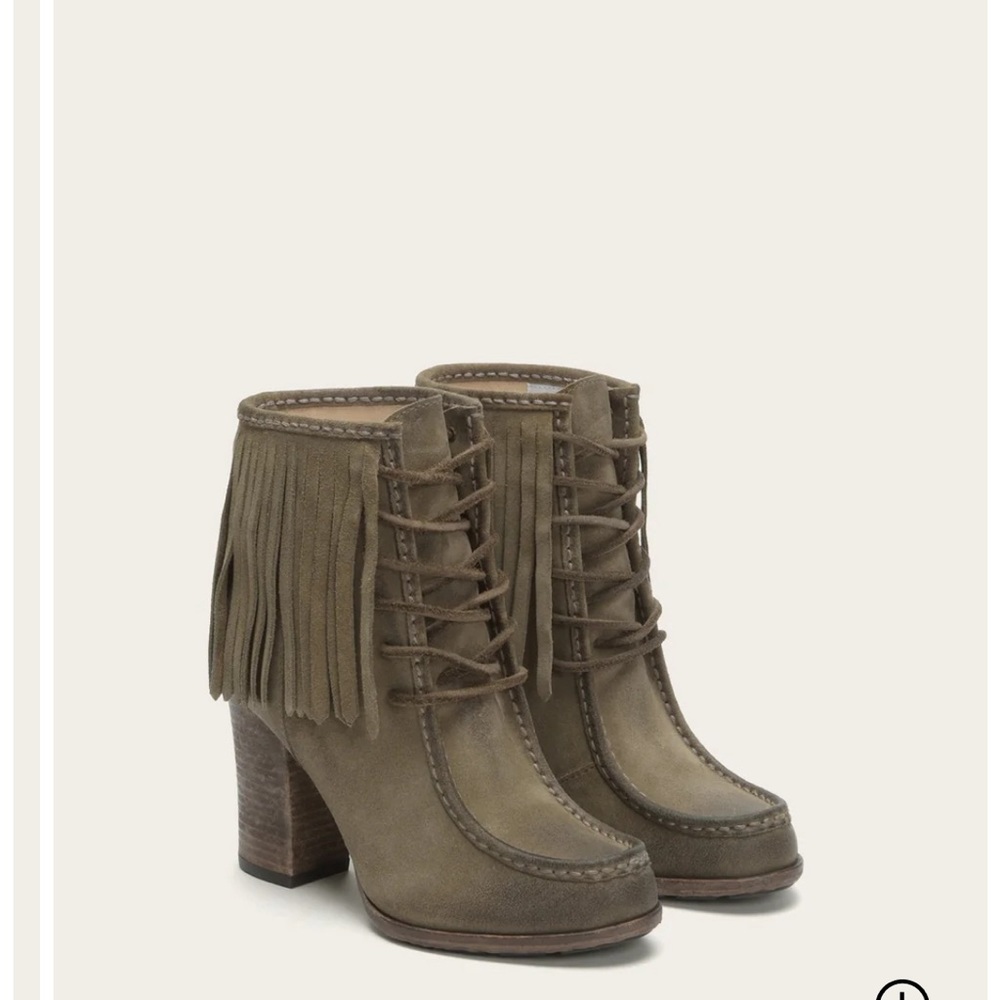 Frye Parker Fringe Booties